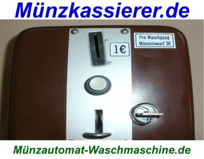 Gepflegter Münzkassierer Münzzeitzähler Waschmaschine